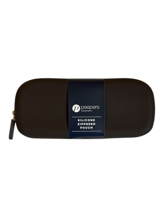 Peepers Handbags - Peepers Silicone Zippered Pouch - Coffee